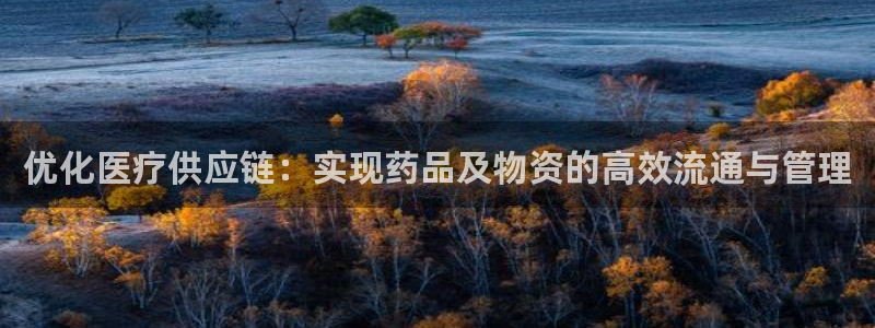 狗子28官网入口南宫：优化医疗供应链