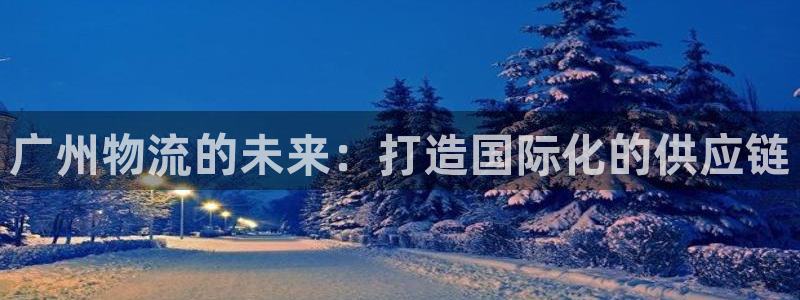 狗子28软件是什么：广州物流的未来：